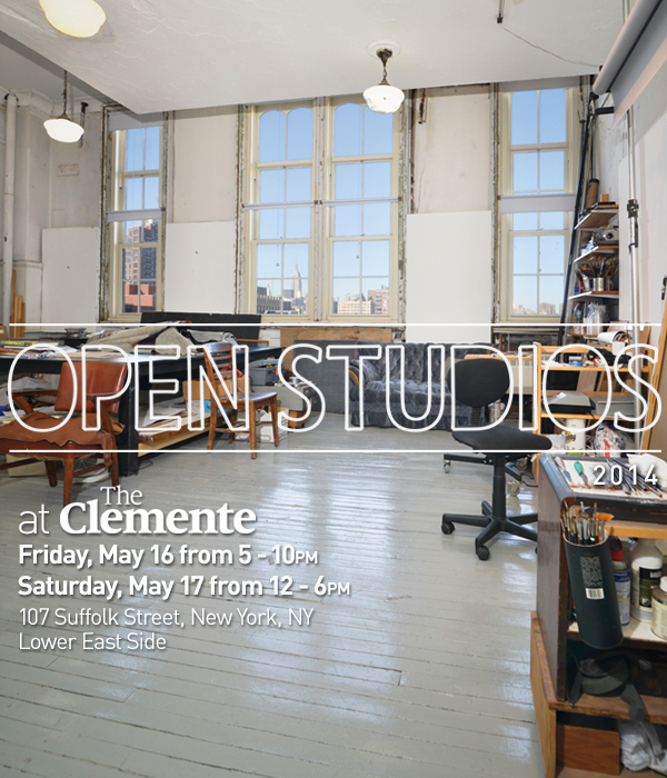 Join us for Open Studios at The Clemente on Saturday, May 4